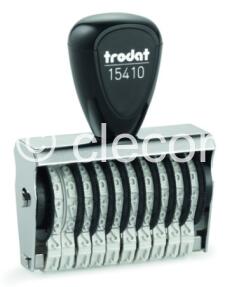 NUMEROTEUR AVEC HAUTEUR DE CARATERES 4mm ET 10 BANDES