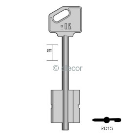CLES DOUBLE PANNETON 2C15 Clés à Pompes et Double panneton
