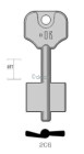 CLES DOUBLE PANNETON 2C6