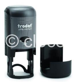 TAMPON TRODAT ROND 46025 NOIR POUR 5 LIGNES Ø 25 Montures