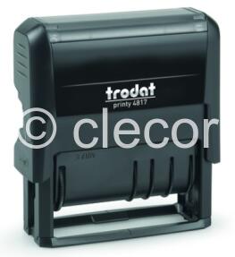 TAMPON TRODAT 4817 MULTIFORMULES + DATE HAUTEUR 3.8mm