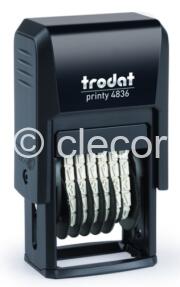 TAMPON TRODAT 4836 NUMEROTEUR 6 CHIFFRES Montures