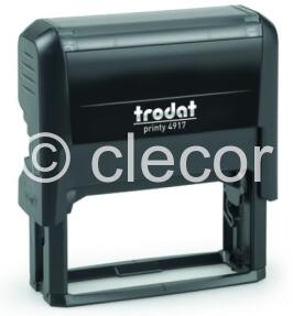 TAMPON TRODAT 4918 NOIR POUR 2 LIGNES 50 X 10 Montures