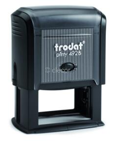 TAMPON TRODAT 4928 NOIR POUR 9 LIGNES 60 X 33 Tampon