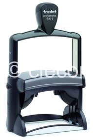 TAMPON TRODAT 5211 NOIR POUR 12 LIGNES 85 X 55 Montures