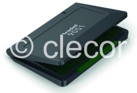 TAMPON ENCREUR VERT POUR CAOUTCHOUC ET TAMPON POLYMERES 9 x 5 cm