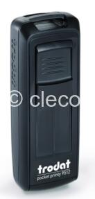 TAMPON DE POCHE TRODAT 9512 NOIR POUR 5 LIGNES 47 X 18