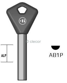CLE ABLOY AB1P Clés à Pompes et Double panneton