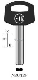 CLE A TÊTE PLASTIQUE SPÉCIALES ABU12P Clés Auto