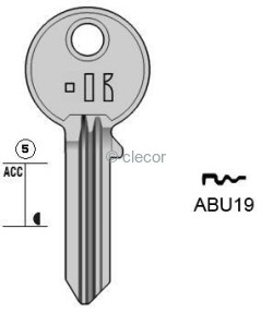 CLE PLATE ABU19 Clés Plates