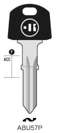 CLE A TÊTE PLASTIQUE ABU57P Clés Auto