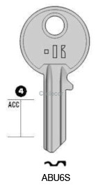 CLE PLATES ABU6S Clés Plates