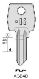 CLE PLATE AGB4D Clés Plates