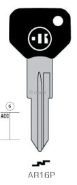CLE A TÊTE PLASTIQUE AR16P Clés Auto
