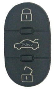 BOUTON PLASTIQUE AUDI AUB3 Coques de voiture