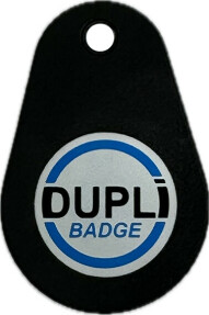 DUPLIBADGE 13.56mHZ Noir économique Badges