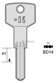 CLE A POINTS BD14 Clés à Points