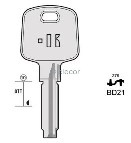CLE A POINTS BD21 Clés à Points