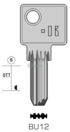 CLE PLATE BU12 Clés Plates