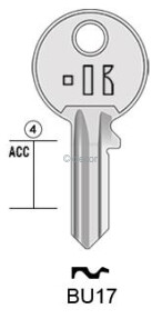 CLE PLATE BU17 Clés Plates