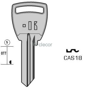 CLE PLATES CAS18 Clés Plates