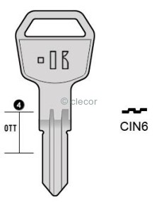 CLE PLATES CIN6 Clés Plates