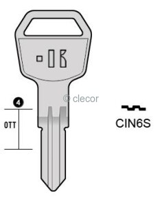 CLE PLATES CIN6S Clés Plates