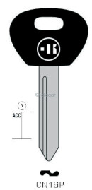 CLE A TÊTE PLASTIQUE CN16P Clés Auto