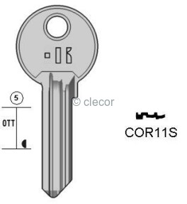 CLE PLATES COR11S Clés Plates