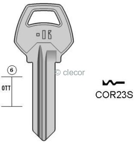 CLE PLATE COR23S Clés Plates