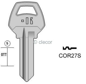 CLE PLATE COR27S Clés Plates