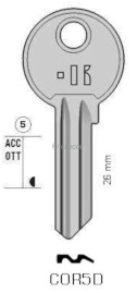 CLE PLATE COR5D Clés Plates