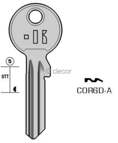 CLE PLATES COR6D-A Clés Plates