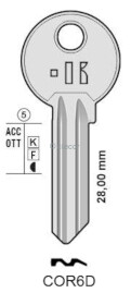 CLE PLATES COR6D Clés Plates