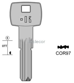 CLE A POINTS COR97 Clés à Points