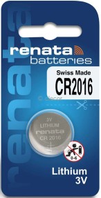 BOITE DE 10 BLISTERS RENATA CR2016 Les piles