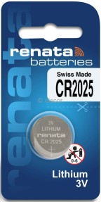 BOITE DE 10 BLISTERS RENATA CR2025 Les piles