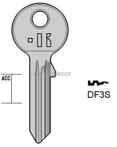 CLE PLATES DF3S Clés Plates