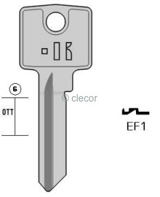 CLE PLATE EF1 Clés Plates