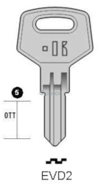 CLE PLATES EVD2 Clés Plates