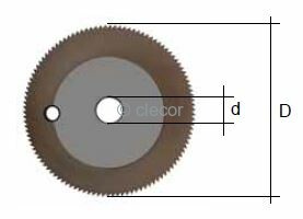 FRAISE 01F HSS POUR FUTURA 60,4 x 3,05 X 9,52 Accessoires