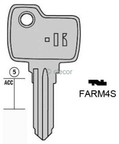 CLE PLATE FARM4S Clés Plates
