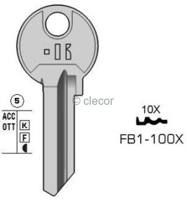 CLE PLATE FB1-100X Clés Plates