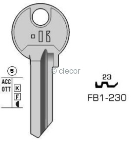 CLE PLATE FB1-230 Clés Plates