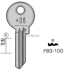 CLE PLATE FB3-100 Clés Plates