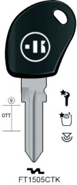 CLE TRANSPONDEUR FT1505CTK Clés Transpondeurs
