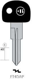 CLE A TÊTE PLASTIQUE FT45AP Clés Auto