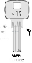 CLE A POINTS FTH12 Clés à Points