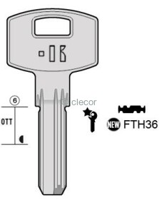 CLE A POINTS FTH36 Clés à Points