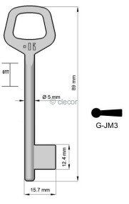 CLE A GORGE G-JM3 Clés à Gorges